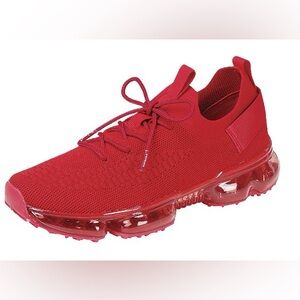 Vibrant Red Athletic Sneakers
